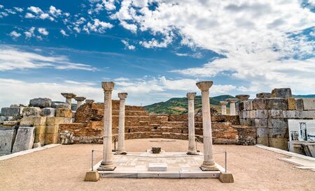 Tomb of St. John at the St. John Basilica in Ephesus, Turkeyの写真素材