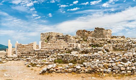 Ayasuluk Castle in Selcuk, Turkeyの写真素材