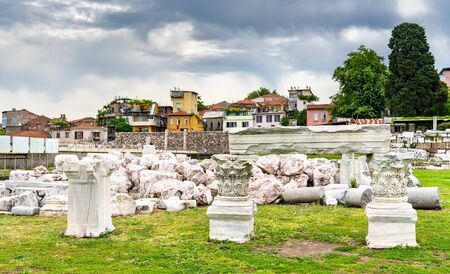 Agora of Smyrna in Izmir, Turkeyの写真素材