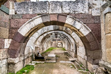 Agora of Smyrna in Izmir, Turkeyの写真素材