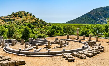 Archaeological site of Kaunos in Turkeyの写真素材