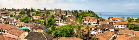 Panorama of Kaleici, the old town of Antalya in Turkeyの写真素材