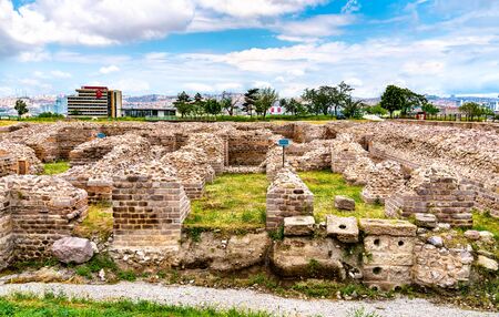 Roman Baths of Ankara in Turkeyの写真素材