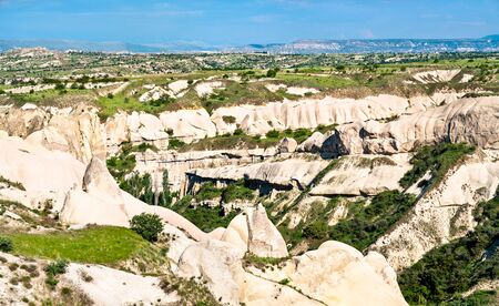 Spectacular landscape of Cappadocia in Turkeyの写真素材