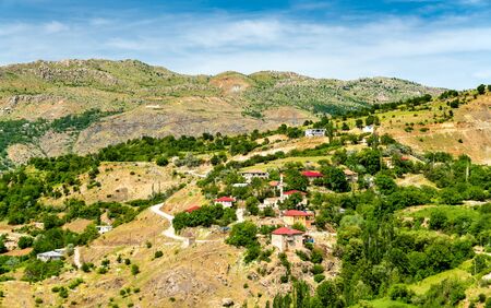 View of Subasi Village in the Southeastern Taurus Mountains, Turkey