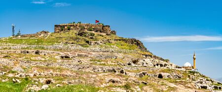 View of Nevsehir Castle in Cappadocia, Turkeyのeditorial素材