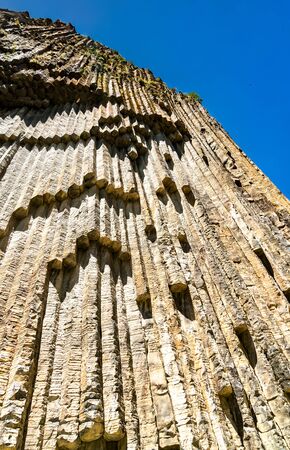 The Symphony of the Stones, basalt column formations in the Garni Gorge, Armenia