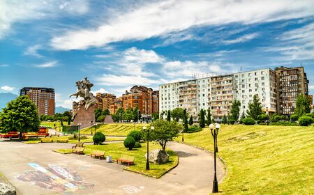 Monument to General Pliyev in Vladikavkaz, Russia
