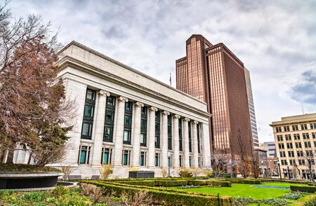 The Church of Jesus Christ of Latter-day Saints Administration Building in Salt Lake City - Utah,...