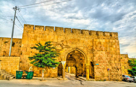 Orta Kapi Gate of Derbent in Dagestan, Russiaのeditorial素材