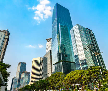 Jakarta Central Business District in Indonesia
