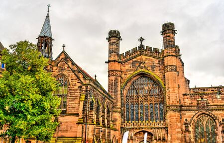 Chester Cathedral in England, UKの写真素材