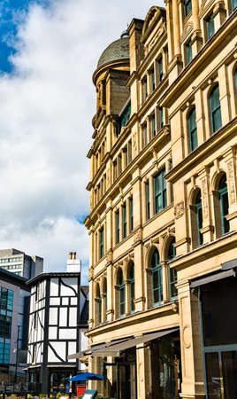 Architecture of Manchester in Englandのeditorial素材