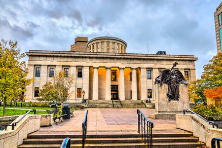 Ohio Statehouse in Columbus, USAの写真素材