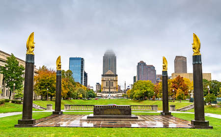 American Legion Mall in Indianapolisのeditorial素材