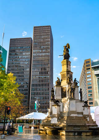 Soldiers and Sailors Monument in Detroit, Michiganのeditorial素材
