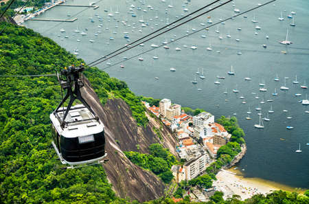 Gondola for Sugarloaf Mountain in Rio de Janeiro, Brazil