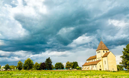 Church of Saint George at Reichenau in Germanyの写真素材