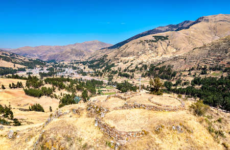Machu Pitumarca, an ancient Incas town in the Cusco region of Peruの写真素材