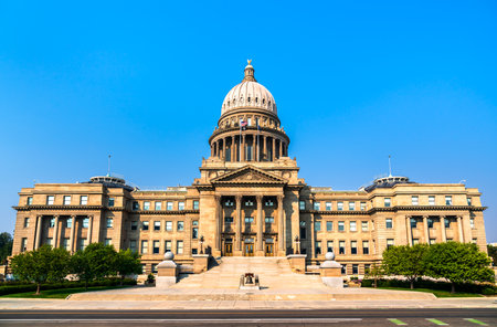 Idaho State Capitol Building in Boise, Northwestern United Statesの写真素材