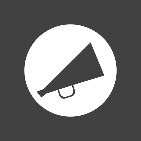 Megaphone vector icon  loud speaking symbolのイラスト素材
