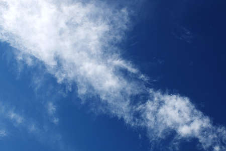 Blue sky and white cloud