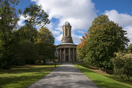 Saltaire United Reformed Church, Saltaire, Bradford, West Yorkshire, UKの写真素材