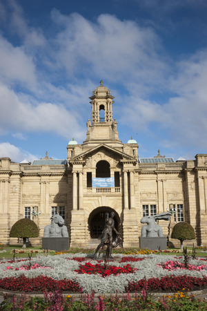 Cartwright Hall Art Gallery in Lister Park, Manningham, Bradford, West Yorkshire, UK in October 2013のeditorial素材