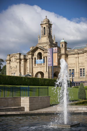 Cartwright Hall Art Gallery in Lister Park, Manningham, Bradford, West Yorkshire, UK in October 2013のeditorial素材