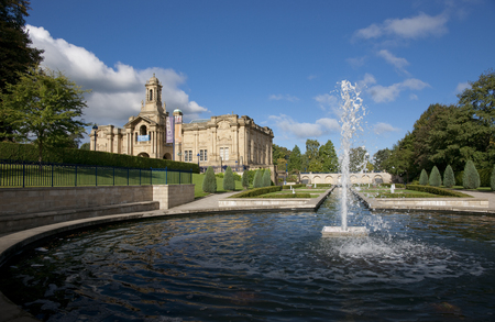 Cartwright Hall Art Gallery in Lister Park, Manningham, Bradford, West Yorkshire, UK in October 2013のeditorial素材
