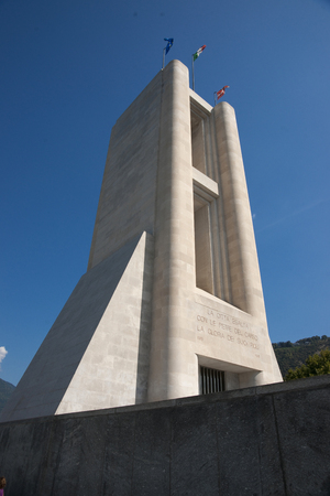 Monumento ai caduti - First World War memorial - Como, Italy - August 2011のeditorial素材
