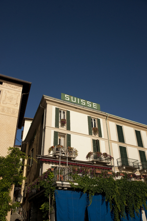 The Hotel Suisse in Bellagio, Lake Como, Italy, 27th August 2011のeditorial素材