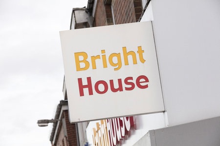 Bright House electrical shop sign - Scunthorpe, Lincolnshire, United Kingdom - 23rd January 2018のeditorial素材