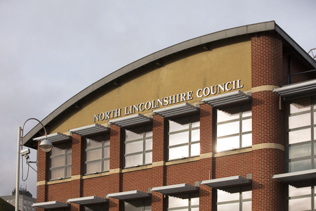 North Lincolnshire Council Building in Church Square - Scunthorpe, Lincolnshire, United Kingdom - 23rd January 2018のeditorial素材
