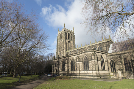 The exterior of All Saints Parish Church, Loughborough, Leicestershire, UK - 1st February 2018のeditorial素材