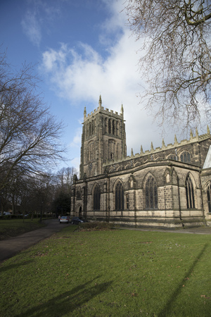 The exterior of All Saints Parish Church, Loughborough, Leicestershire, UK - 1st February 2018のeditorial素材
