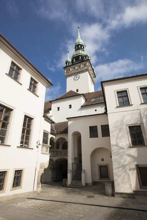 The Old Town Hall in Brno building, Czech Republic, Europe - February 22nd 2018のeditorial素材