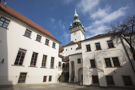 The Old Town Hall in Brno building, Czech Republic, Europe - February 22nd 2018のeditorial素材
