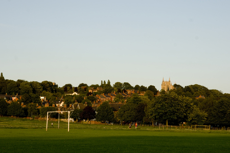 A view of the West Common, Lincoln, Lincolnshire, United Kingdom - August 2009のeditorial素材