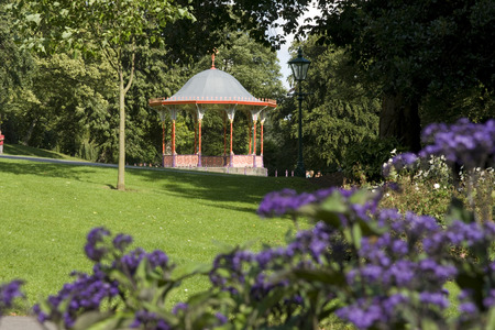 View of the Arboretum in the east end of Lincoln, Lincolnshire, UK - August 2009のeditorial素材