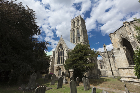 Minster Church of St Peter and St Paul, Howden at Howden, East Yorkshire, UK - 31st July 2018