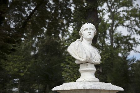 Sanssouci Park, Potsdam, Berlin, Germany: 20th August 2018: Sanssouci New Palace Sculptureのeditorial素材