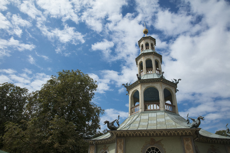 Potsdam, Berlin, Germany, 17th August 2017, Dragon House in Sanssouci Parkのeditorial素材