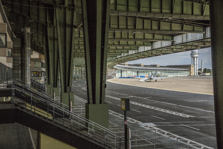 Berlin, Germany, August 2018; The Former Berlin Tempelhof Airfieldのeditorial素材