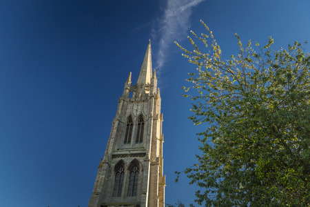 Louth, Lincolnshire, UK, October 2018, St James Churchのeditorial素材