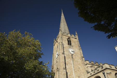 Nottingham, Nottinghamshire, UK: October 2018: Saint Peters Churchのeditorial素材