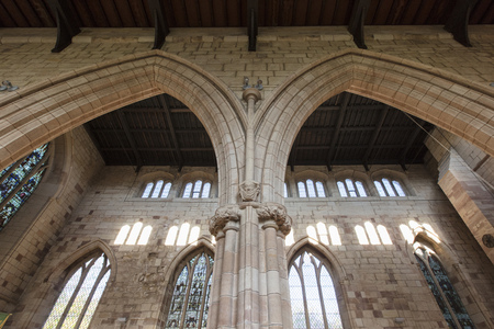 Ashbourne, Derbyshire, UK: October 2018: Saint Oswalds Parish Churchのeditorial素材
