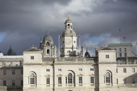 Whitehall, London, UK, February 7th 2019, Horse Guards Parade and buildings in Whitehallのeditorial素材