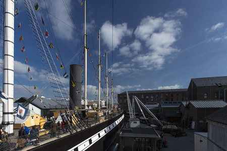 Bristol, UK, 23rd February 2019, Isambard Kingdom Brunels SS Great Britainのeditorial素材