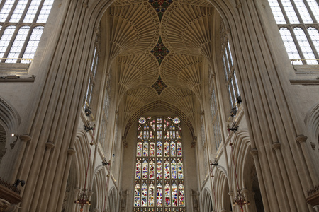 Bath, Somerset, UK, 22nd February 2019, Bath Abbeyのeditorial素材